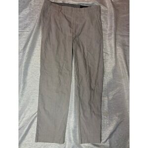 Banana Republic Mens Kentfield Tan Pinstripe Pants Straight Fit Size 36X32